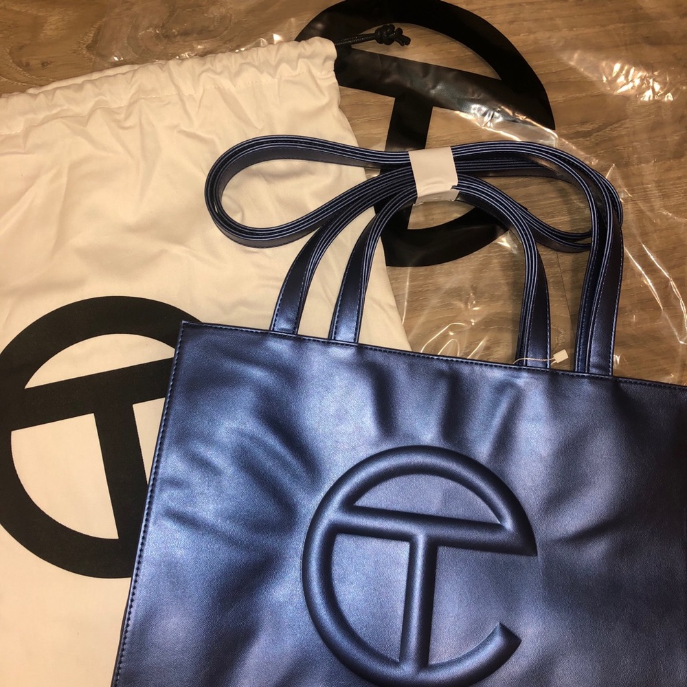 Telfar Medium Shopping Bag Cobalt Blue
